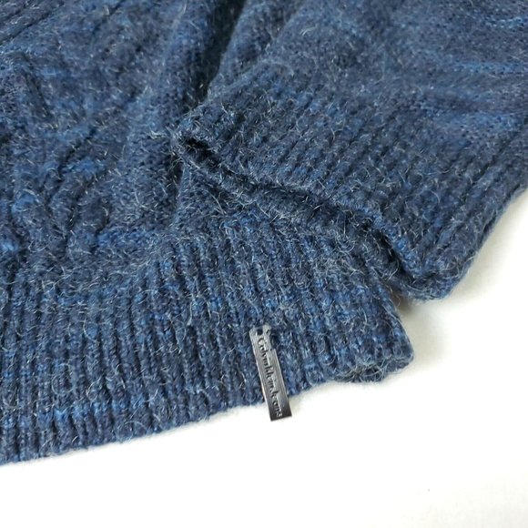 Calvin Klein Jeans  Sweater‎ Womens Medium Blue Acrylic Pullover - Picture 8 of 9